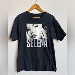 Selena Black Graphic Tee